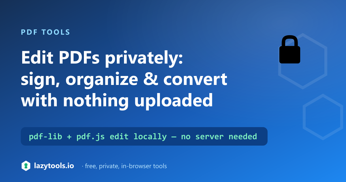 Server-based PDF tools upload your file; browser-based tools keep it on your device.